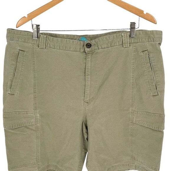 Tommy Bahama Mens Flat Front Key‎ Grip Stretch Cargo Shorts Green Size 42 - Picture 2 of 7